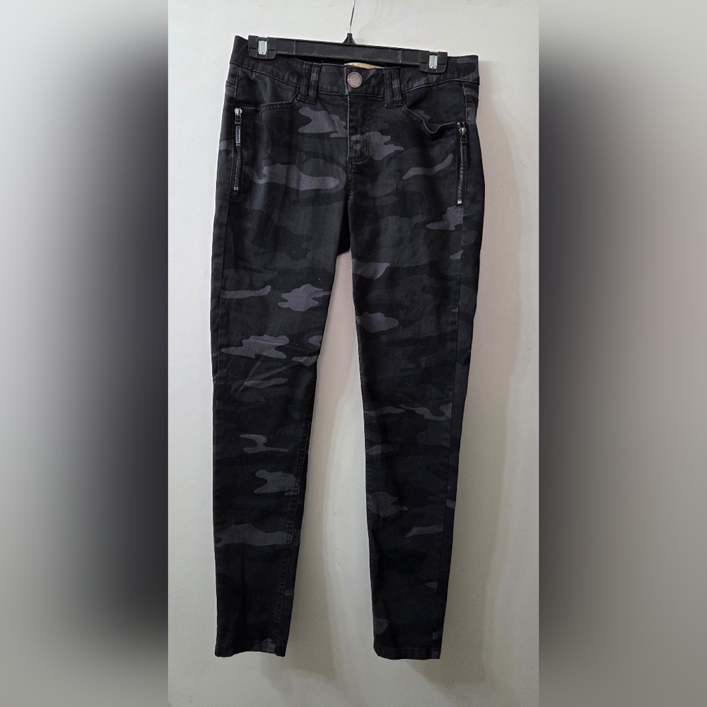 Democracy Charcoal Camo Skinny Jeans